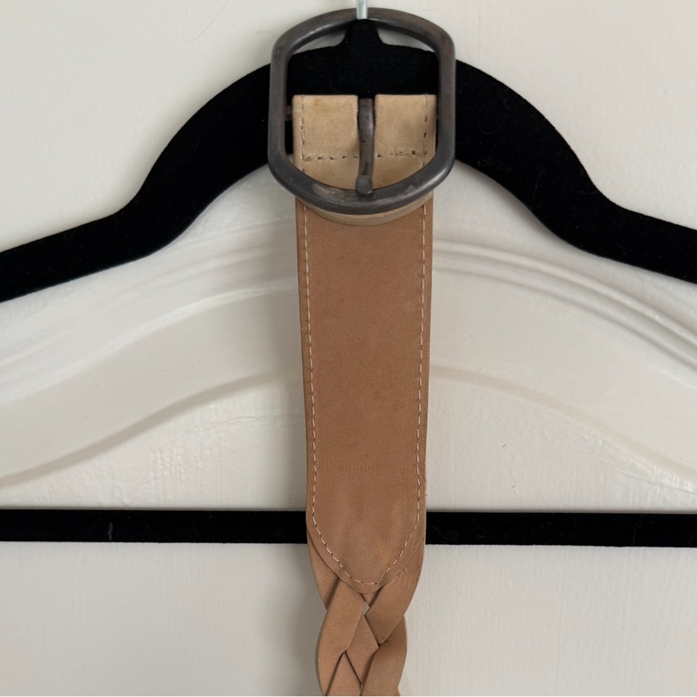 Streets Ahead Braided Tan Leather Belt - Picture 5 of 10